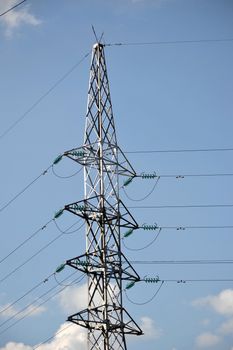 high voltage electricity line structure that used in electricity plantation