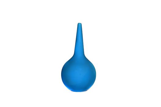 blue rubber enema for kids                               