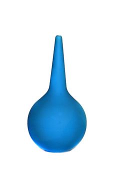 blue rubber enema for kids                               