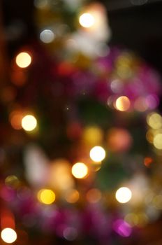   Abstract background - bright lights bokeh                             