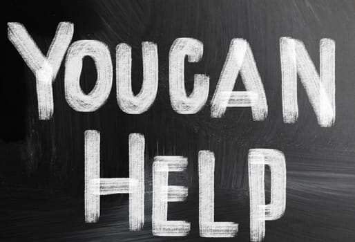 you can help concept