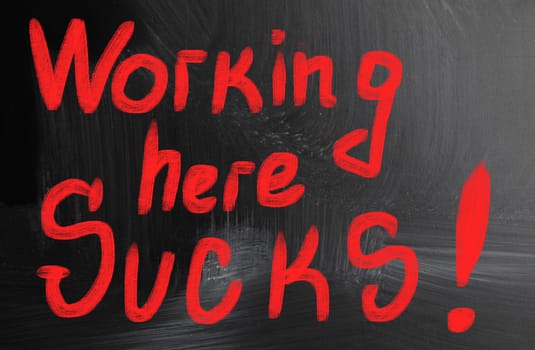 working here sucks!