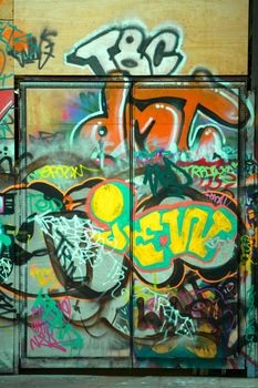 Graffiti on a Door