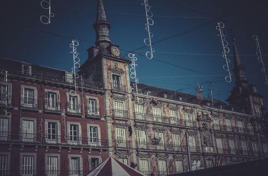 Plaza Mayor, Image of the city of Madrid, its characteristic architecture