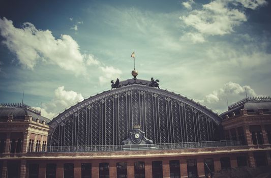 Atocha train station, Image of the city of Madrid, its characteristic architecture