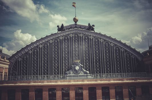 Atocha train station, Image of the city of Madrid, its characteristic architecture