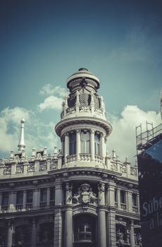 Bank, Image of the city of Madrid, its characteristic architecture