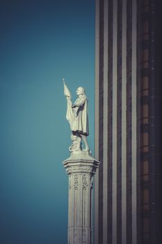 Monument Colon. In 1893 this plaza was named Plaza de Colon to commemorate the explorer Christopher Columbus (Cristobal Colon in Spanish)