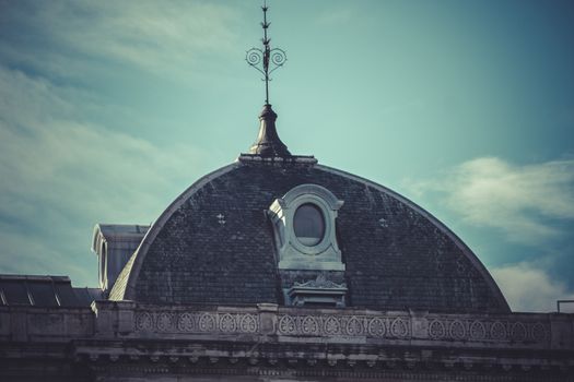 National library roof, Madrid, Spain