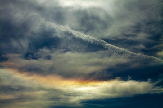 Mysterious sky and clouds