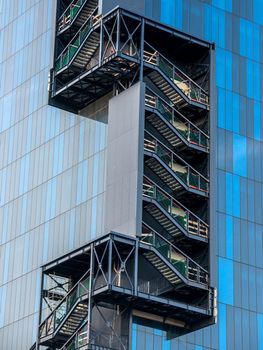 building in Genoa, close to the port