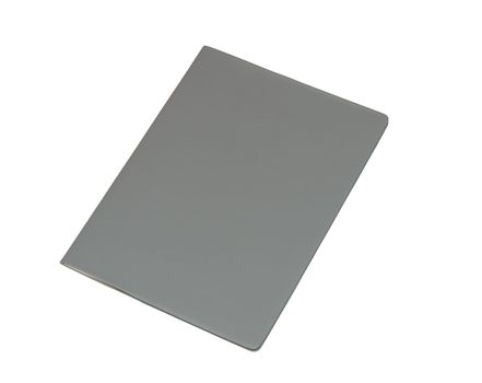 Gray put Book Isolation of a white background