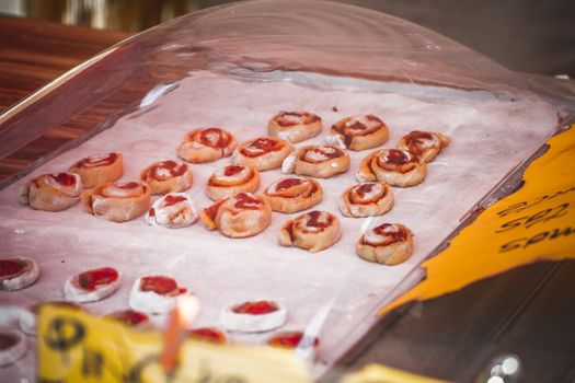 artisan baker in a medieval fair