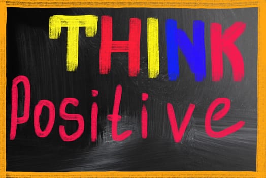 think positive concept