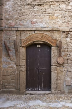 Artisan shops closed for Eid in the historic fishing port of Essaouira in Morocco.