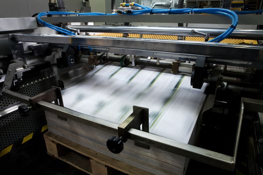 Polygraphic process in a modern printing house