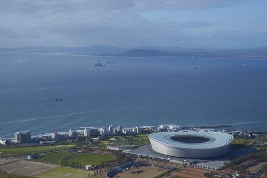 Football stadium in Cape Town, South Africa