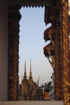 Wat Mahathat temple, Nakhon Si Thammarat ,Southern of Thailand