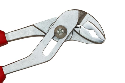 Detail of the adjustable joint pliers - macro