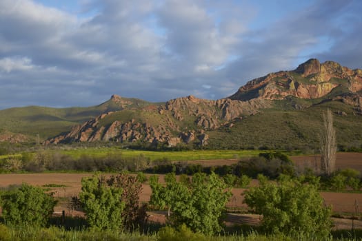 Farm in the Oudtshoorn region of the Western Cape in South Africa