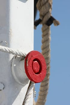 Windlass and loop on the ferry
