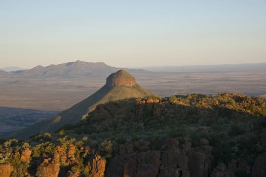 Valley of Desolation in Camdeboo National Park near Graaff-Reinet in the Eastern Cape of South Africa