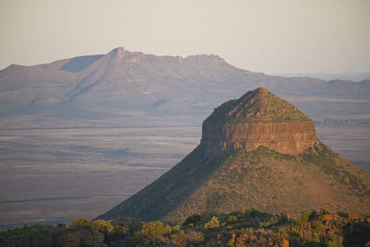 Valley of Desolation in Camdeboo National Park near Graaff-Reinet in the Eastern Cape of South Africa