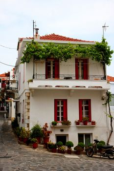 House on Greek islnad Skopelos,Skopelos town