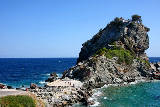 The Church of John the Baptist also known for Mama mia filming