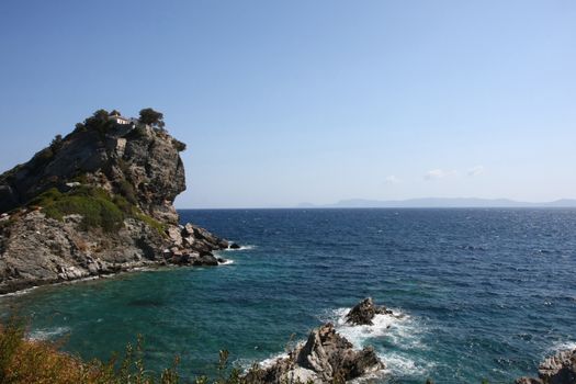 The Church of John the Baptist also known for Mama mia filming
