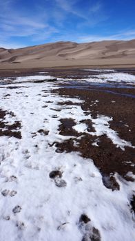 Great Sand Dunes National Park and Preserve is a United States National Park located in the San Luis Valley, Colorado