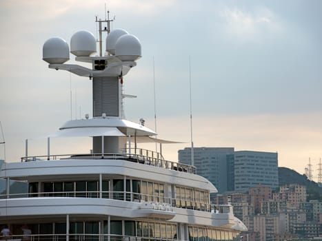 yachts moored in the marina