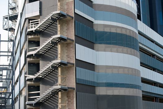 building in Genoa, close to the port