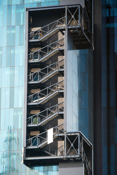 building in Genoa, close to the port