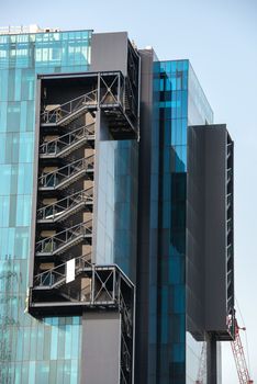 building in Genoa, close to the port