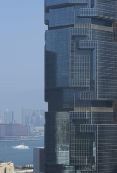 Modern architecture of the financial district of Hong Kong, China