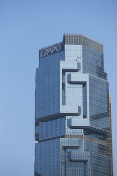 Modern architecture of the financial district of Hong Kong, China