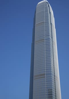 Modern office buildings in the financial district of Hong Kong in China