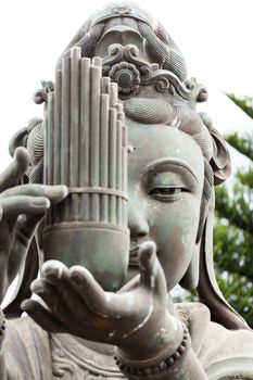 Buddhistic statue portrait