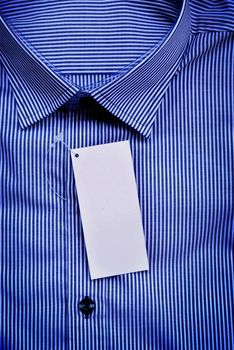 New men's shirt and label