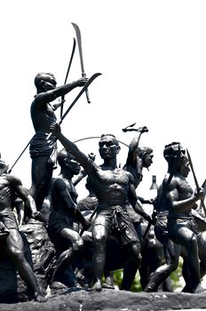 Bang Rachan Heroes Monument in Singburi, Thailand