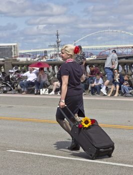 PORTLAND - JUNE 7: Rose Festival annual parade through downtown June 7, 2014