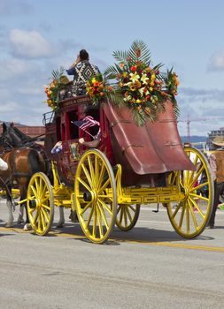 PORTLAND - JUNE 7: Rose Festival annual parade through downtown June 7, 2014