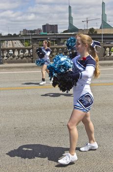 PORTLAND - JUNE 7: Rose Festival annual parade through downtown June 7, 2014