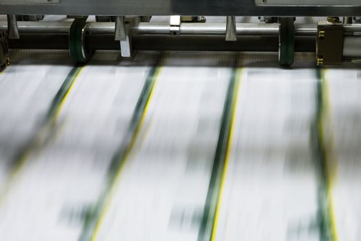 Polygraphic process in a modern printing house