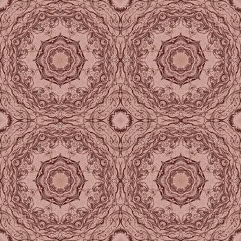 Seamless artistic background, abstract graphic pattern on vintage linen canvas