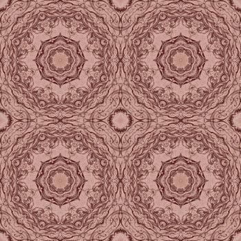 Seamless artistic background, abstract graphic pattern on vintage linen canvas