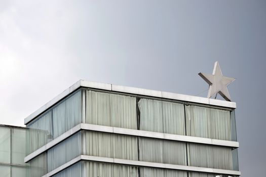 bandung, indonesia-june 9, 2014-seximo factory outlet building in bandung, west java-indonesia