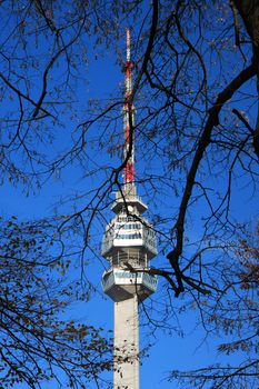 New TV Tower on the mountain Avala,close to Belgrade,Serbia