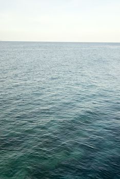 A scene displaying the tropical water found in Mabul, Borneo